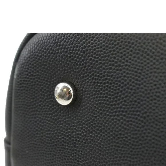 CHANEL  Coco Eyelets Large Leather Shopping Tote Shoulder Black - Picture 11 of 16
